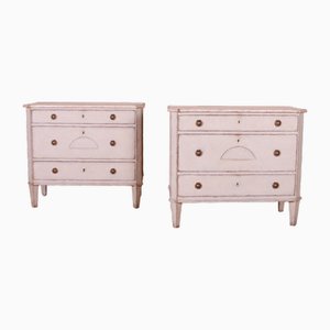 Swedish Painted Commodes, 1890s, Set of 2