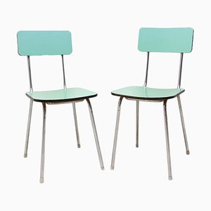 Set of Czechoslovak Cafe Chairs in Formica, 1960s
