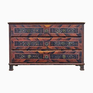 Large 19th Century Hand Painted Chest of Drawers