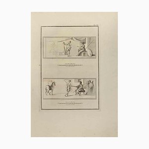 Giuseppe Aloja, The Fury of Achilles, Etching, 18th Century