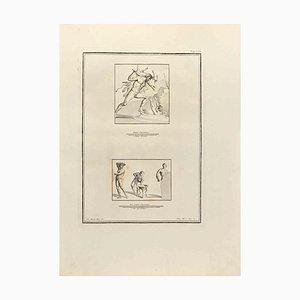 Filippo Morghen, Hercules 'Labors, Grabado, siglo XVIII