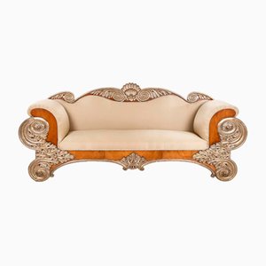 Antique Spanish Sofa in Birch