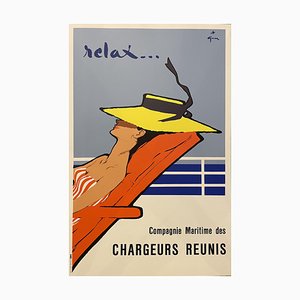 Rene Gruau, Relax, 1973, Sérigraphie