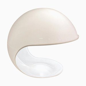 Italian Modern Foglia Shell Lamp in White Plastic by Elio Martinelli, 1970s