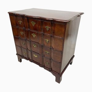 18th Century Dutch Organ Curved Chest of Drawers