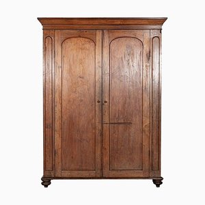 Large Arched Pine Wardrobe, 1870s