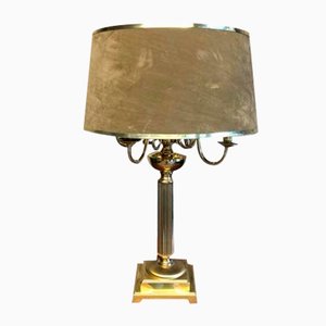 Lampada Boulotte vintage in ottone
