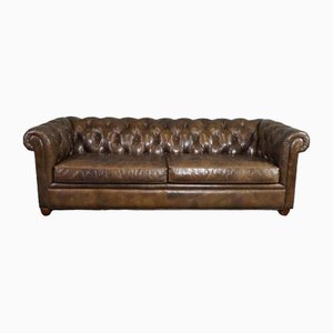 Chesterfield Sofa in Cow Leather