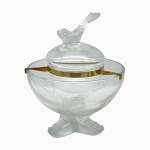 Piatto da portata per caviale di Lalique