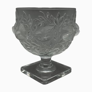 Copa vintage de cristal de Lalique