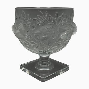 Coppa vintage in cristallo di Lalique
