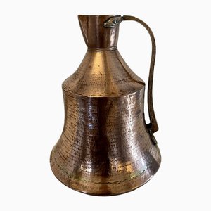 Large Antique George III Water Jug in Copper, 1800