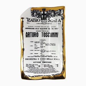 Vide Poche Arturo Toscanini in porcellana di Piero Fornasetti, Italia, anni '70