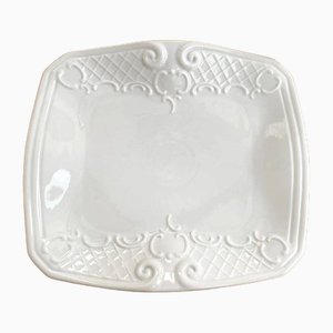 Vintage Servierplatte aus Porzellan