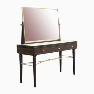 Vintage Dressing Table with Swivelling Mirror, 1950s
