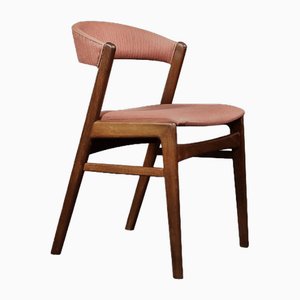 Moderner skandinavischer Mid-Century Stuhl aus Teakholz & Stoff von Dux, 1960er