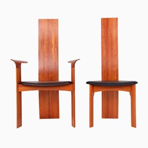 Iris Dining Chairs from Tranekær Furniture, Denmark, 2002, Set of 2