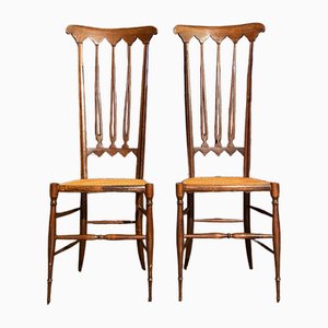Vintage Stühle von Gio Ponti für Sac, 1950, 2er Set