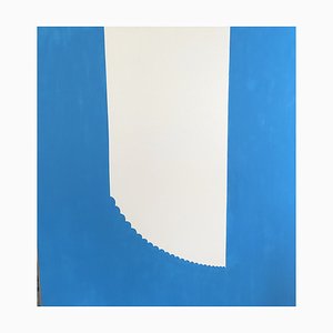 Benna Chu (Meylan), Blanc-Bleu, 2002, Oil on Canvas