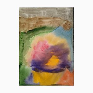 Mariam Khachatryan, La Rose, 1992, Watercolor on Paper, Framed