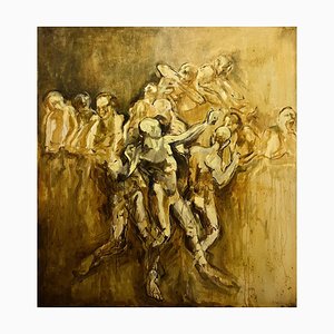 Salome Khubashvili, Different Shades of Human, 2019, Oil on Canvas