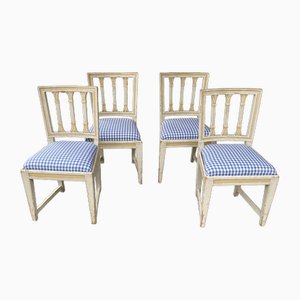 Gustavianische Stühle, 1820er, 4er Set