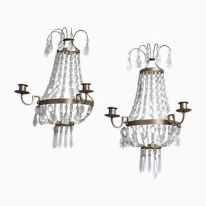 Prism Wall Lights, 1900s, Set of 2