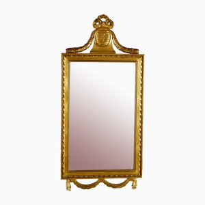 Vergoldeter Gustavianischer Vintage Spiegel