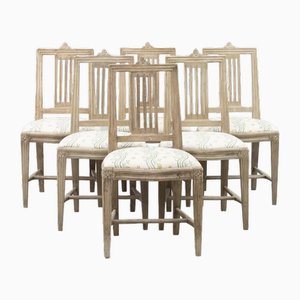 Gustavian Chairs, Set of 6