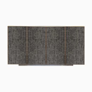 Dark Gray Velvet Sideboard by Mascia Meccani for Meccani Design, 2023