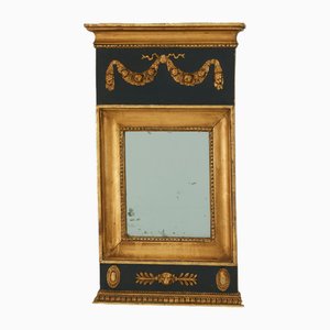 Gustavian Wooden Mirror, 1820s