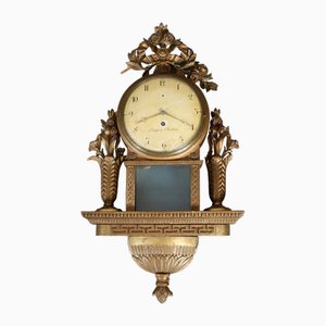 18th Century Wall Clock by Israel Dahlström