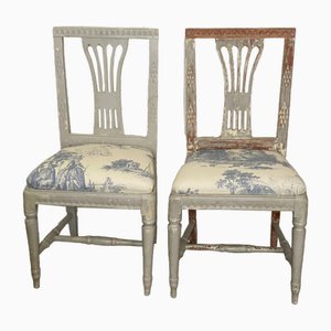 Gustavianische Stühle, 1800er, 2er Set