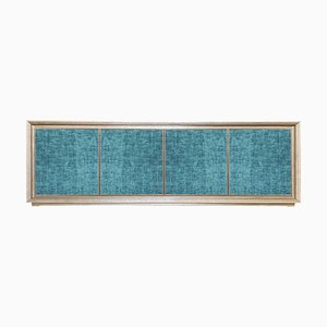 Light Blue Velvet Sideboard by Mascia Meccani for Meccani Design, 2023