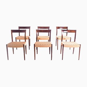 Vintage Dining Chairs in Rosewood by Soren Willadsem for the Road, 1960s, Set of 6