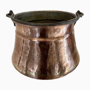 George III Copper Shaped Pot, 1810s