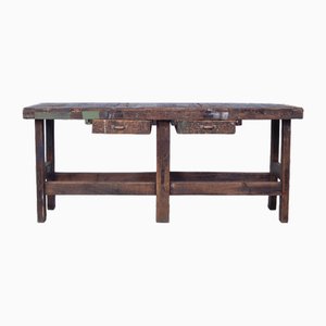 Rustic Industrial Table, 1940s