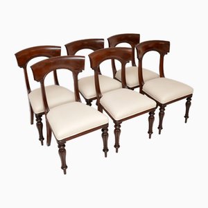 Antique William IV Dining Chairs, 1840s, Set of 6