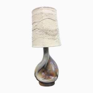 Lámpara de mesa danesa de cerámica, Axella, años 60