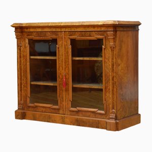 Victorian Bookcase Cabinet in Walnut, 1870
