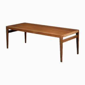 Mid-Century Scandinavian Modern Teak Coffee Table with Pull-Out Tops by Illum Wikkelsø for Koefoed Hornslet, 1960s