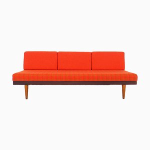 Svane Daybed in Orange Fabric by Ingmar Relling for Ekornes, 1960s