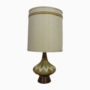 Table Lamp with Patterned Porcelain Base, 1950s