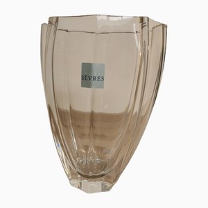 Vase Moderne en Cristal de Sèvres