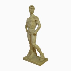 Estatua de gladiador Mid-Century, años 50