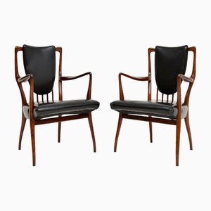 Armchairs attributed to Andrew Milne, 1950s, Set of 2