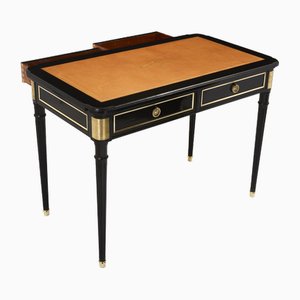 Louis XVI Style Ebonized Desk by Maurice Hirsch, 1960s