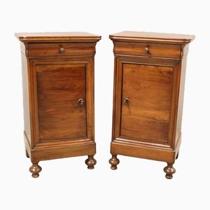 19th Century Italian Bedside Tables, Set of 2