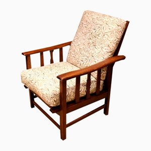 Edwardian Oak Reclining Chair