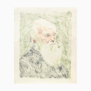 Christian Frederiksen, Darwin, Ghost, 2020, Huile Monotype sur Papier